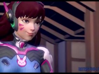 [batyastudio]-overwhore-tracer x dva x genji