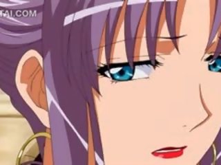 Glorious marrjenëgojë në përshkrim i hollësishëm me gjoksmadhe anime hottie