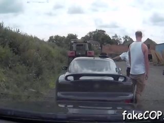 Desiring to the max fake cop keeps jumping on a thick cock