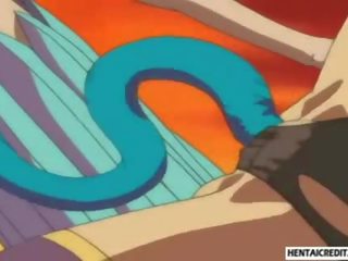 Hentai tineri femeie inpulit de tentacles