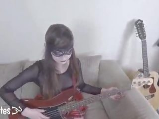 Preview&colon; pirteä emo guitar oppitunti kova anaali ja syö kumulat