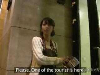 Japanese diva Fucks Huge phallus In Europe