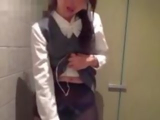 Japanese Office babe is Secretly Exhibitionist and Cam