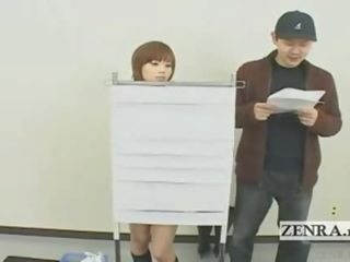 Subtitled japanska quiz vid med nudisten japan studenten
