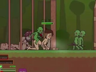 Captivity &vert; etap 3 &vert; nagi płeć żeńska survivor fights jej sposób przez gorące do trot goblins ale fails i dostaje pieprzony ciężko łykanie liters z sperma &vert; hentai gra gameplay p3