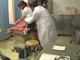 Japanese teen fucked at gynecology clip