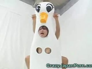 Japansk duck tenåring facialed!