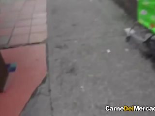 CARNE DEL MERCADO - passionate amateur Colombian gets cum in mouth in wild pickup and fuck