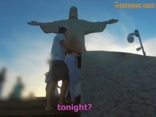 First-rate xxx video s a brazílske suka vyzdvihnúť hore od christ the redeemer v rio de janeiro