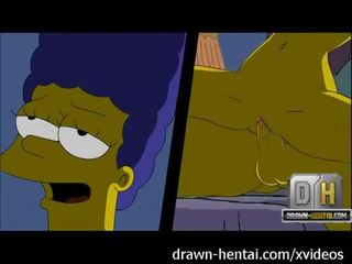 Simpsons skitten video - x karakter film natt