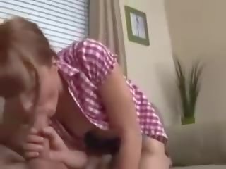 A erotic fucker spills his creamy seed into elli foxs bewitching gob
