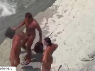 Amatérske špinavé video na the pláž