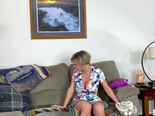 Stepmom Rubbing Her Pussy to Daughter's Solo Video: sex clip 79