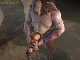 Short 3D Monster dirty video Compilation