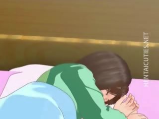 Attraktiv 3d anime mieze haben ein feucht traum