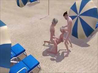 Doble dicked en la playa, gratis en la playa xxx película espectáculo e7